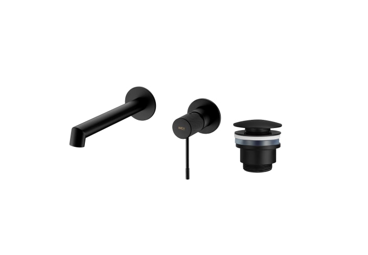 Pack grifo de lavabo empotrado Imex Line + Válvula click-clack principal 1