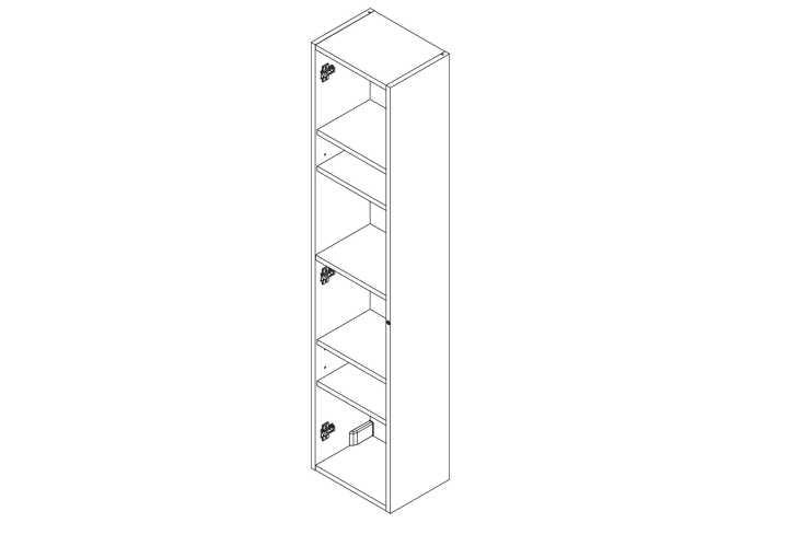 Columnas de baño Bequia Salgar croquis 15