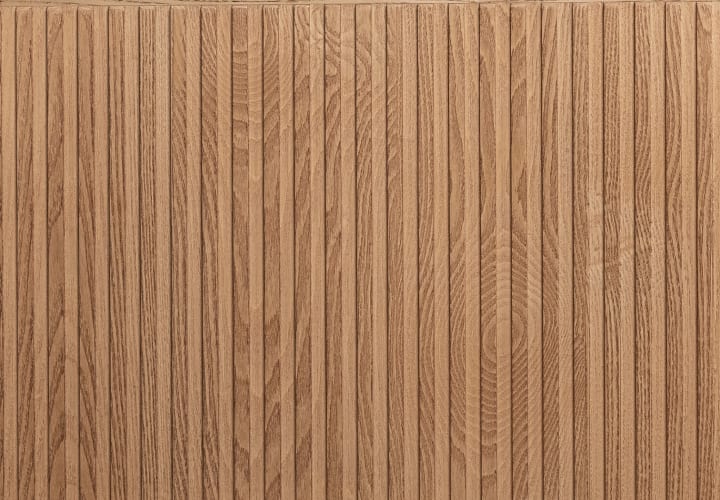 Conjunto mueble de baño madera varias medidas, maciza de fresno con lavabo Solid Suface Neo Curve Bruntec detalle 6