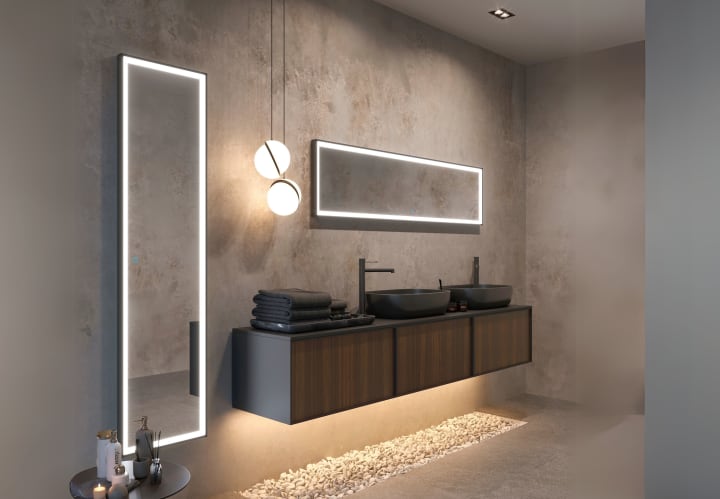 Espejo de baño con luz LED New York Ledimex ambiente 7