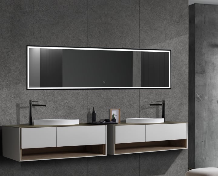 Espejo de baño con luz LED New York Ledimex principal 3