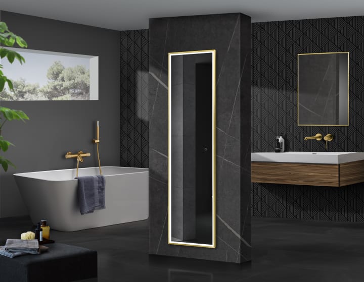 Espejo de baño con luz LED New York Ledimex principal 2