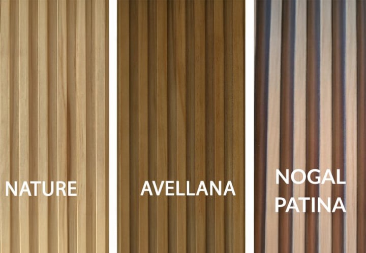 Mueble de baño con encimera de madera maciza Baviera Bruntec detalle 5
