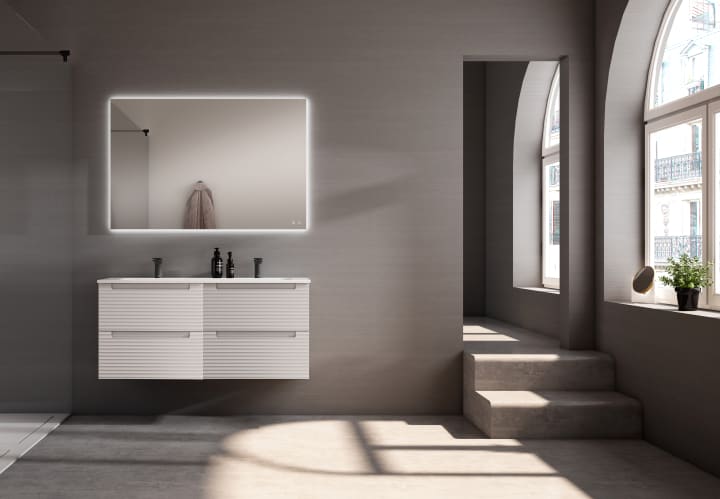 Conjunto mueble de baño Kyoto japandi Viso principal 2