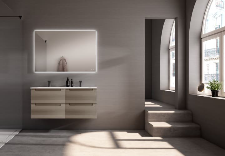 Conjunto mueble de baño Kyoto japandi Viso principal 9