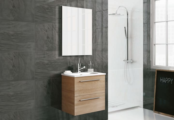 Conjunto completo mueble de baño fondo reducido 35 cm Street Royo principal 4