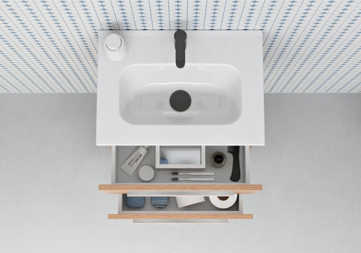 Conjunto completo mueble de baño fondo reducido 35 cm Street Royo detalle 6