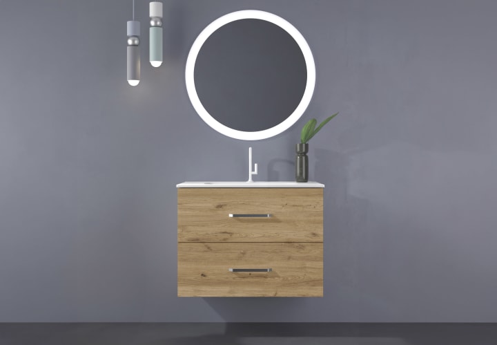 Conjunto completo de mueble de baño Atlas Bruntec ambiente 9