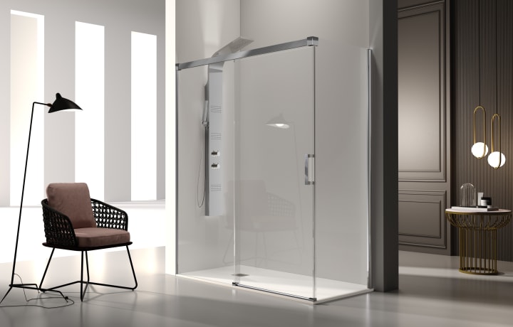 Mampara de ducha Glasé (GS102+GS103) Kassandra principal 1