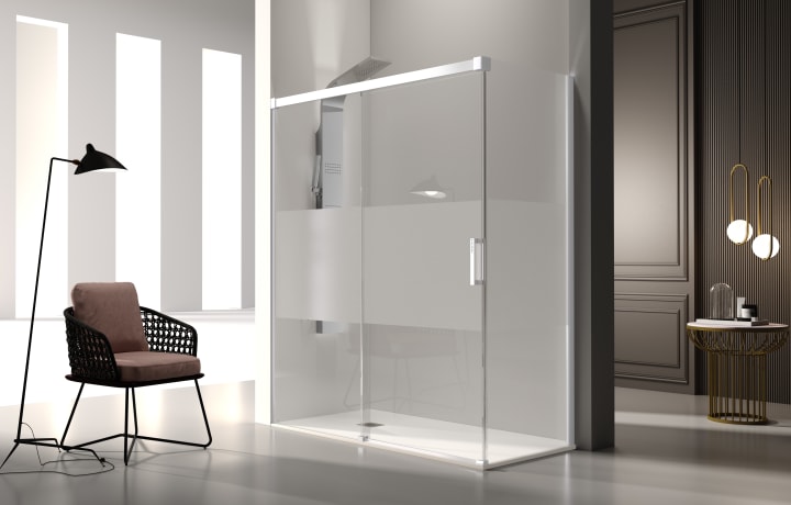 Mampara de ducha Glasé (GS102+GS103) Kassandra principal 3