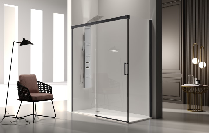 Mampara de ducha Glasé (GS102+GS103) Kassandra principal 4