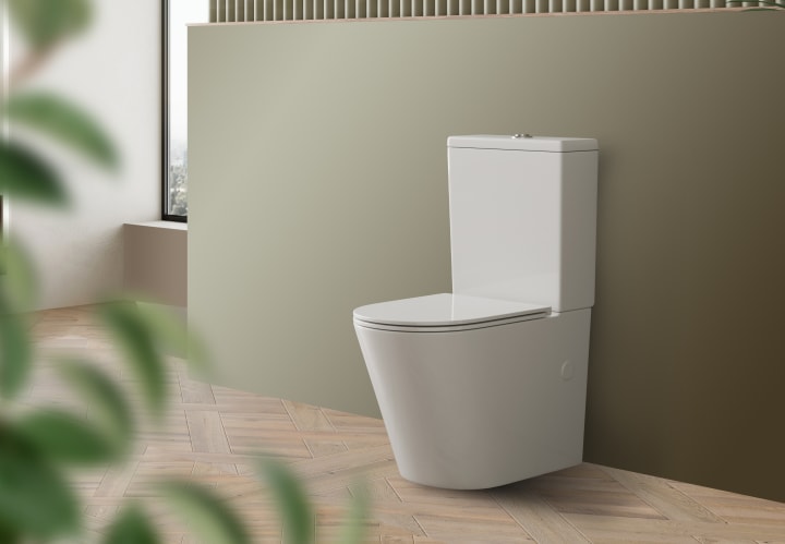 Inodoro compacto Rimless Lisboa de Bruntec ambiente 5