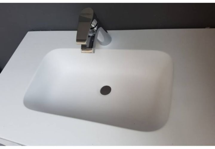 Lavabo encimera Illice Bruntec detalle 1