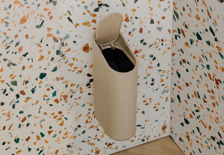 Papelera de baño Flat Cosmic detalle 4