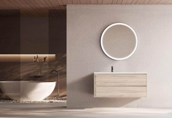 Conjunto mueble de baño Indico Viso ambiente 16