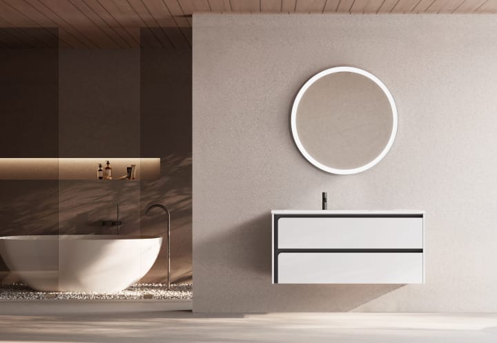 Conjunto mueble de baño Indico Viso ambiente 20
