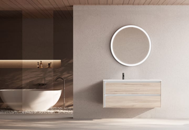 Conjunto mueble de baño Indico Viso ambiente 22