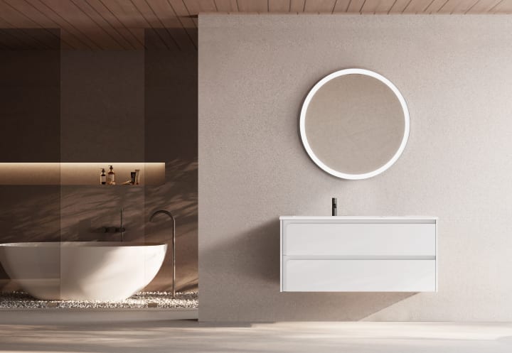 Conjunto mueble de baño Indico Viso ambiente 23