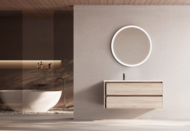 Conjunto mueble de baño Indico Viso ambiente 24