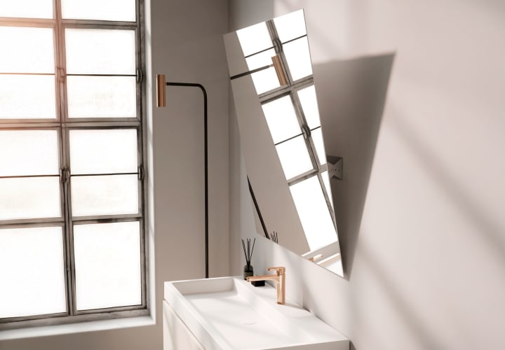 Espejo de baño PMR Montel Bruntec detalle 2