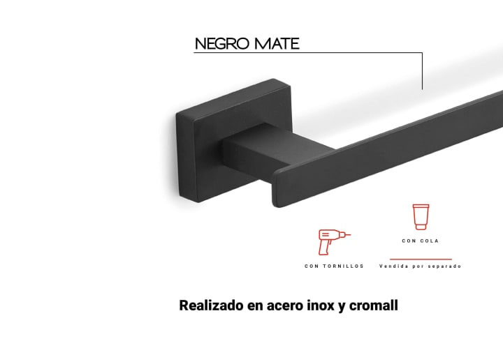Conjunto de accesorios de baño Atena Gedy detalle 3