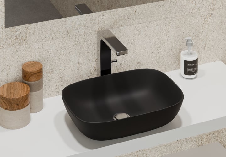 Lavabo sobre encimera Horus Art and Bath ambiente 3
