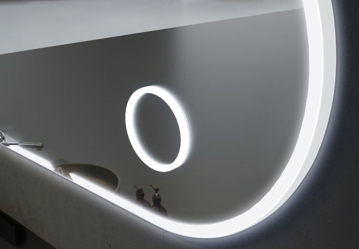 Espejo de baño con luz LED Indiana Ledimex detalle 4