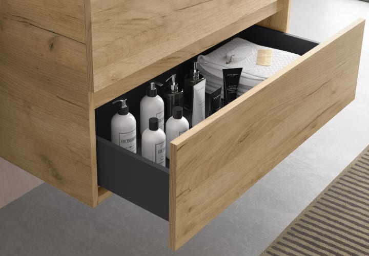 Mueble de baño para lavabo sobre encimera Bequia Salgar detalle 10