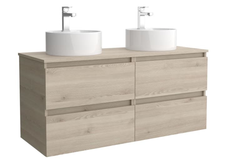 Mueble de baño para lavabo sobre encimera Bequia Salgar detalle 11