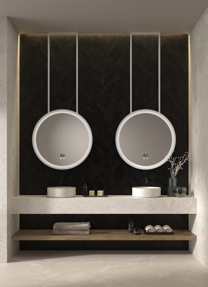 Espejo de baño con luz LED Haití de Eurobath ambiente 11