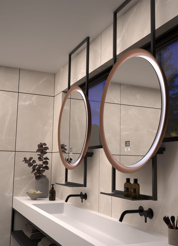 Espejo de baño con luz LED Haití de Eurobath ambiente 12