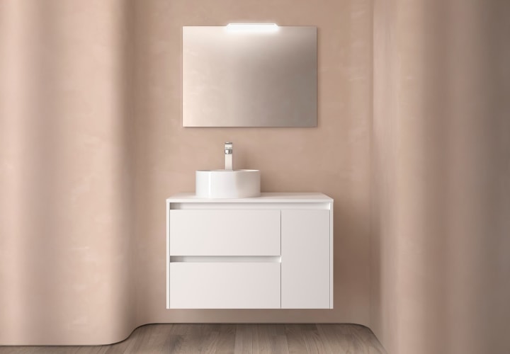 Mueble de baño con encimera de madera Noja Salgar principal 8