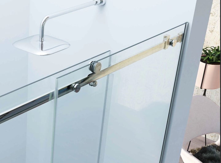 Mampara de ducha Da Vinci Glassinox detalle 1
