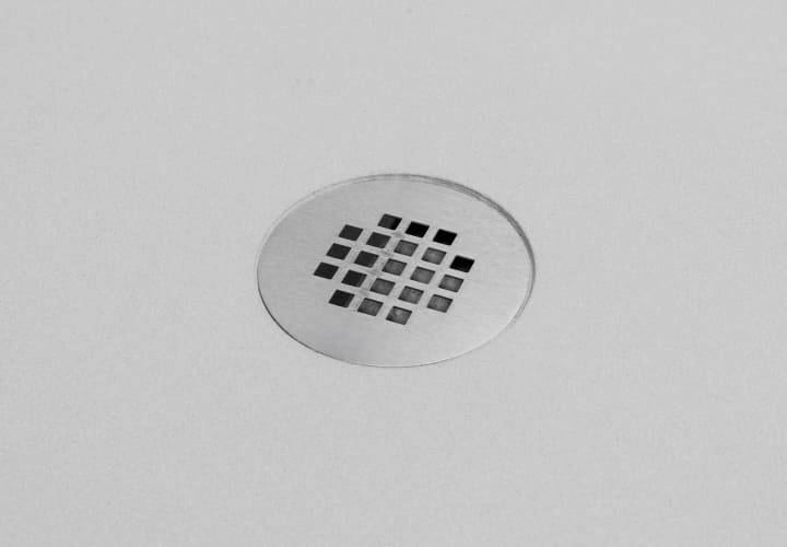 Plato de ducha Compac gris Bruntec detalle 3