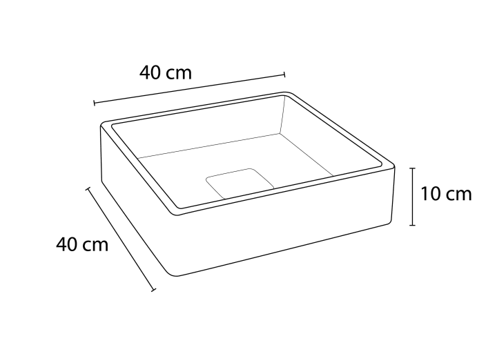 Lavabo de mármol natural Nilo Bruntec croquis 5
