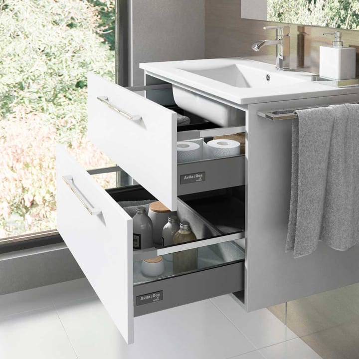 Mueble de baño de fondo reducido 39 cm Carmen Avila dos detalle 9