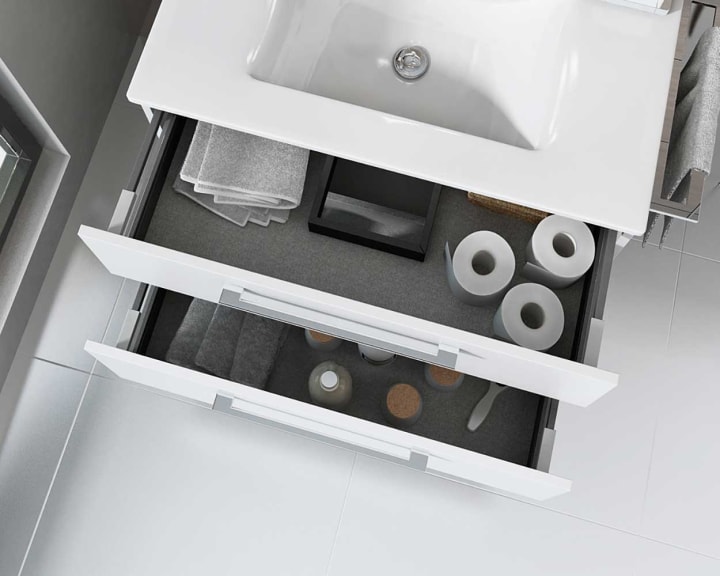Mueble de baño de fondo reducido 39 cm Carmen Avila dos detalle 8