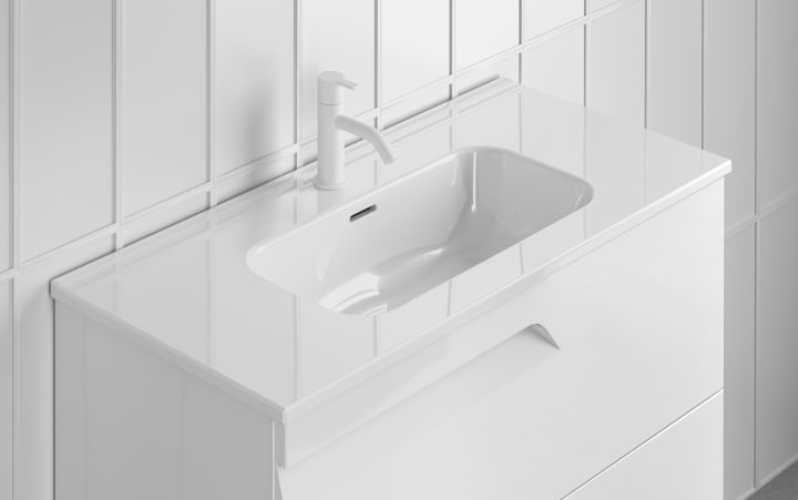 Conjunto mueble de baño fondo reducido 39 cm Vitale Royo detalle 9