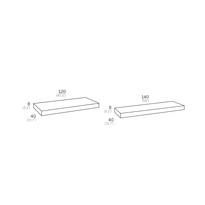 Conjunto mueble de baño Flow Coycama croquis 2