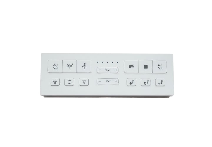 Pack Inodoro japonés inteligente suspendido + cisterna + placa accionamiento Eos Pro Nashi detalle 5