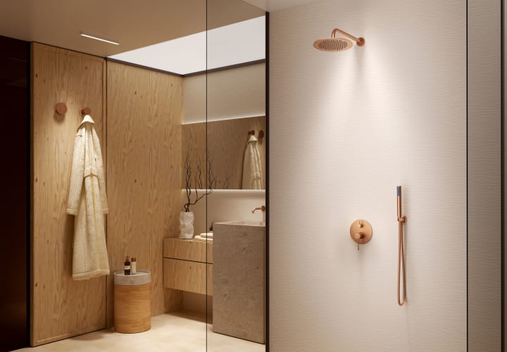 Conjunto de ducha empotrado Génova Imex ambiente 7