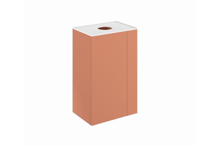 Mueble de baño con encimera solid surface fondo reducido Bassi Royo principal 12