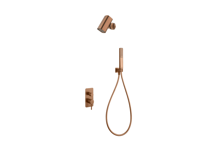Conjunto de ducha empotrado con rociador movible Toscana Imex principal 4