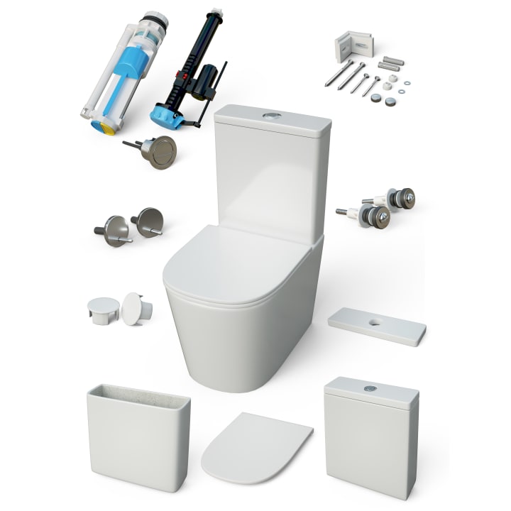 Pack inodoro + bidé Lisboa Bruntec detalle 8