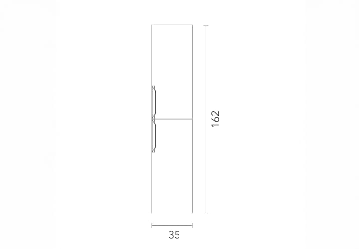 Columna de baño Urban Royo croquis 6