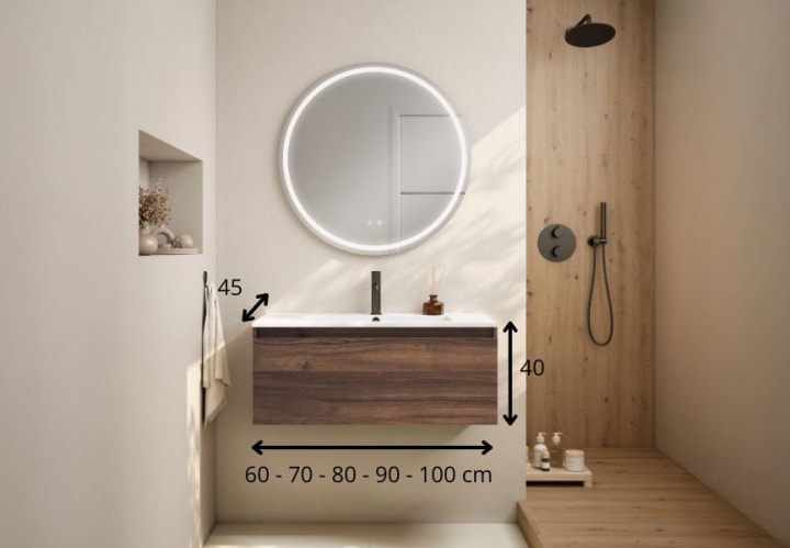 Conjunto mueble de baño Box Viso croquis 15