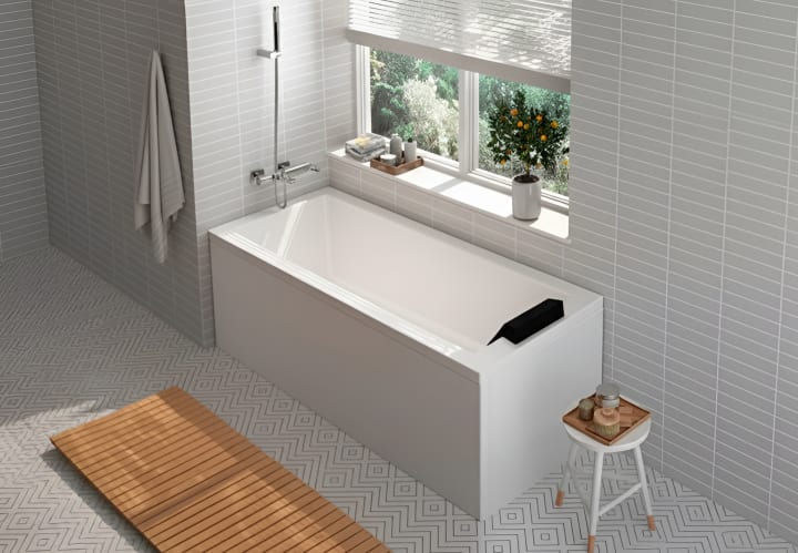 Bañera encastrada Vértice Unisan Sanindusa ambiente 4