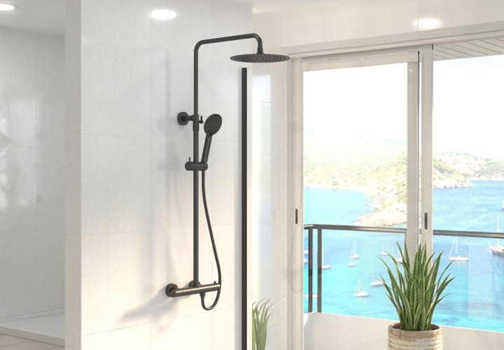 Conjuntos de ducha y baño Round Elite Gme ambiente 9