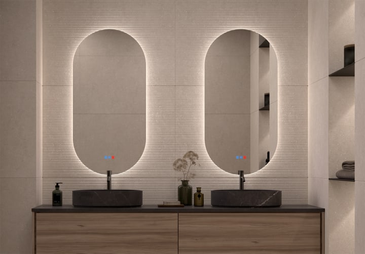Espejo de baño con luz LED Denia Bruntec principal 7