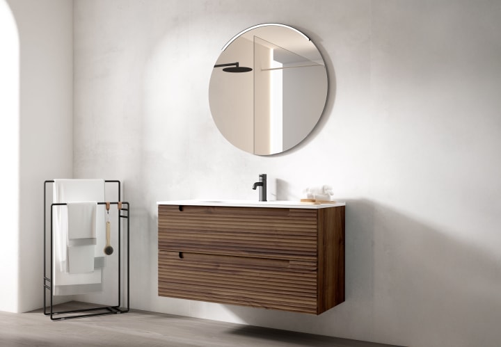Conjunto mueble de baño Kyoto japandi Viso principal 1